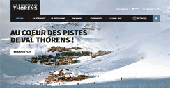 Desktop Screenshot of leschaletsduthorens.com